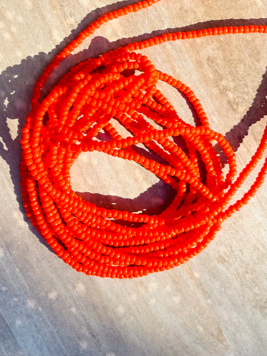 Orange Waist Bead