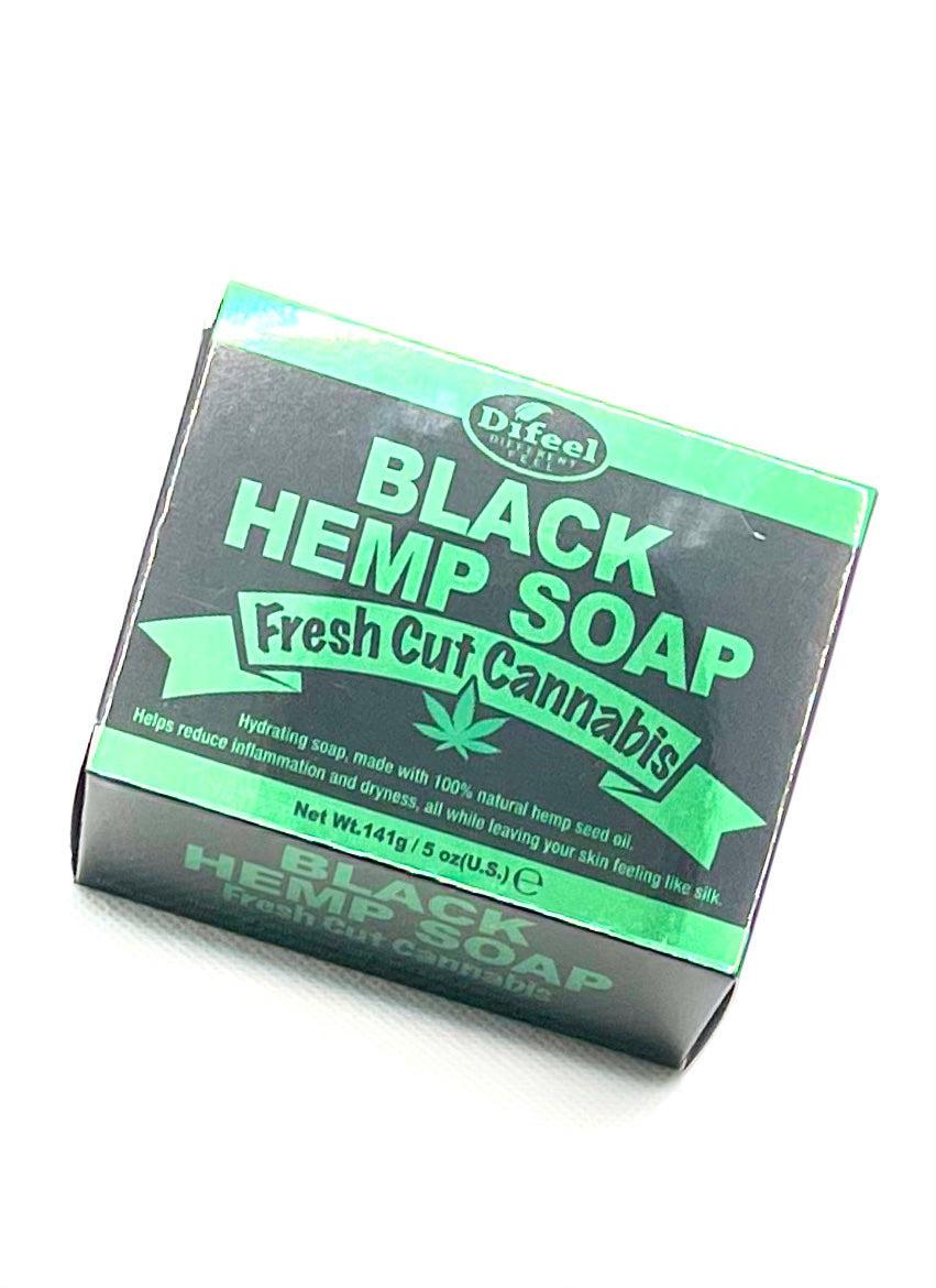 Black Hemp Bar Soap