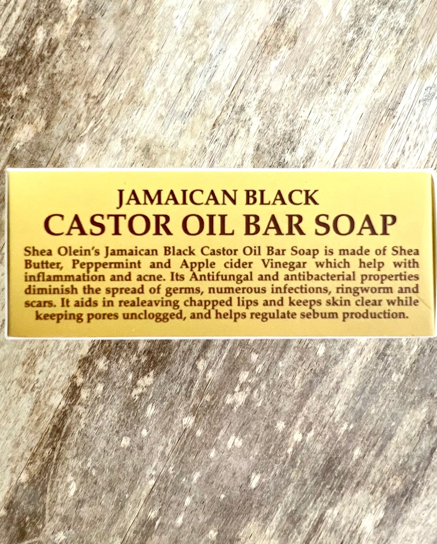 Jamaican Black Castor Oil Bar Soap