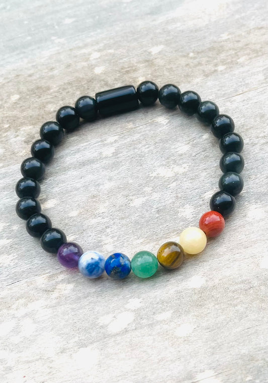 Chakra Natural Gemstone Bracelet