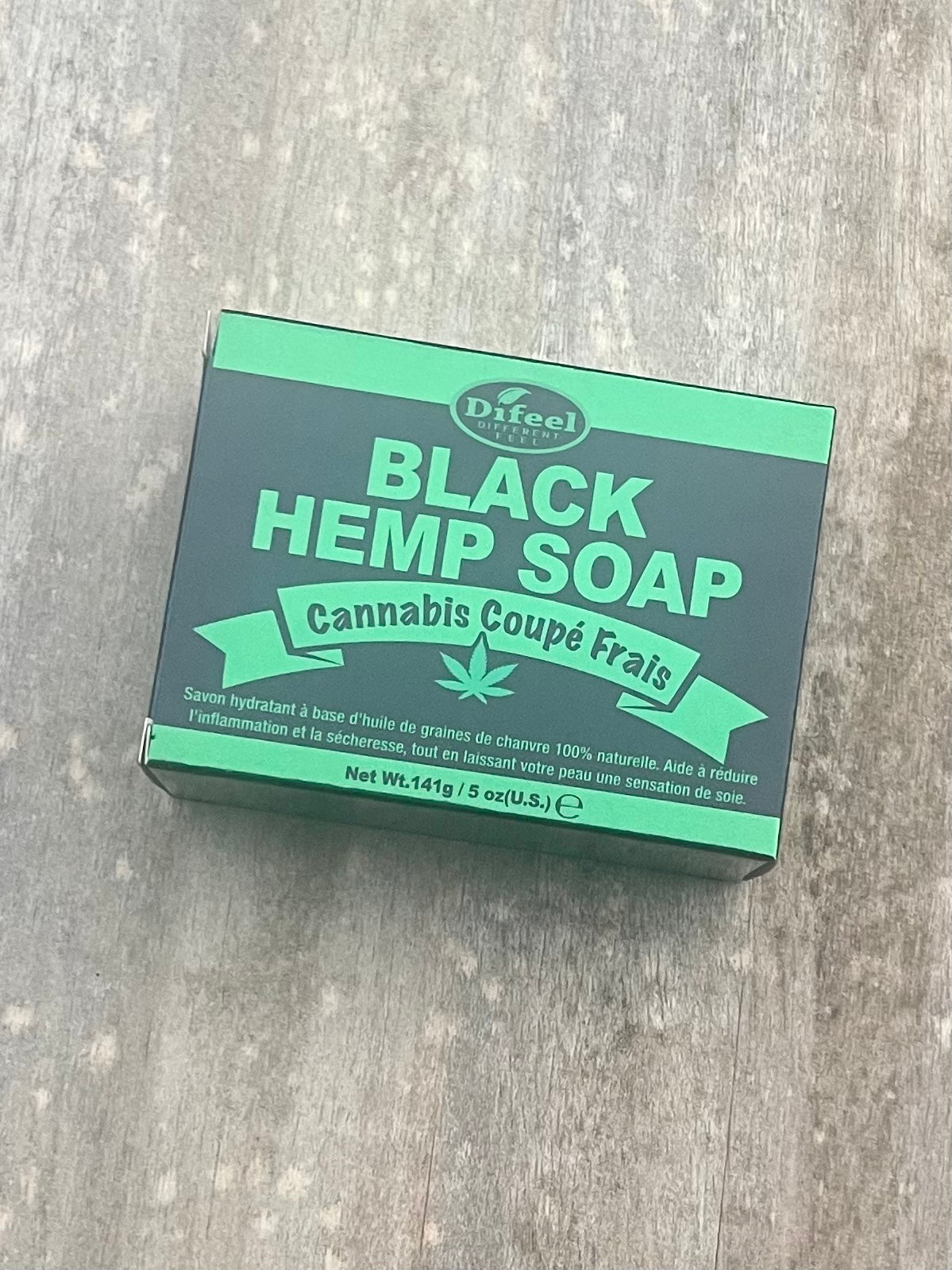 Black Hemp Bar Soap