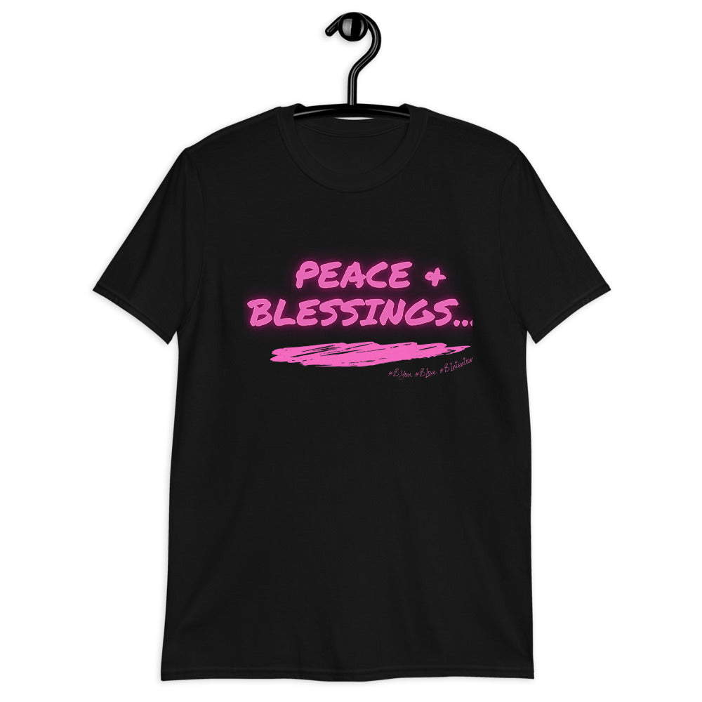 “Pink Peace & Blessings” Unisex Statement T-Shirt